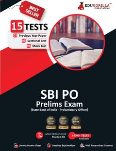 SBI PO Prelims Exam  - 2024 : Probationary Officer (English Edition) - 6 Full Length Mock Tests, 3 Previous Year Papers and 6 Sectional Tests with Free Access to Online Tests