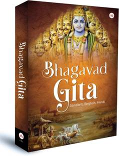 Bhagavad Gita | Gita in English, Hindi and Sanskrit | Hardcover | Discover Ancient Wisdom | Timeless Religions Teachings | Gita As it is  - Bhagavad Gita | Gita in English, Hindi and Sanskrit | Hardcover | Discover Ancient Wisdom | Timeless Religions Teachings | Gita As it is | Shree Krishna | arushi book enterprises