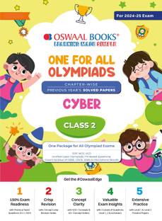Oswaal One for All Olympiad Class 2 Cyber