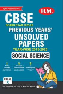CBSE UNSOLVED PAPER FOR CLASS 10 SOCIAL SCIENCE YEAR WISE PAST 10 YEARS (2015-2025)