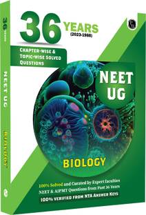 Physics Wallah NEET 36 Years Biology Chapter & Topic-Wise with Solutions Previous Year Solved Papers (2023-1988)