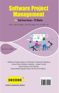 Software Project Management for SPPU 19 Course (BE - SEM VII -IT) - 414442 (Decode)