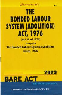 The Bonded Labour System (Abolition) Act, 1976- 2023/Edition