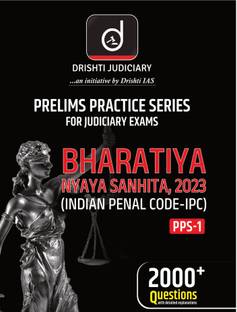 DRISHTI Judiciary PPS 1 Bharatiya Nyaya Sanhita 2023 Indian Penal Code IPC | Prelims Exam Books