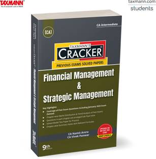 Taxmann's CRACKER for Financial Management & Strategic Management (Paper 6 | FM and SM | FM SM) – Covering sub-topic-wise past exam questions & answers | CA-Inter | New Syllabus | May/Sept. 2025 Exams