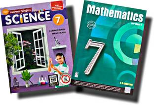 Lakhmir Singh's Science & R S Aggarwal Mathematics Class 7 Combo Set of 2 Books As per NEP/NCF compliant