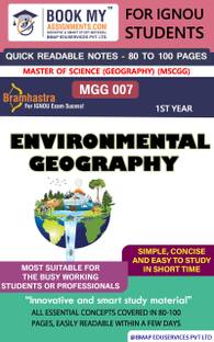 IGNOU MGG 007 Environmental Geography Quick Readable Notes | Important Topic-wise Conceptual Notes | Master of Science (Geography) (MSCGG)