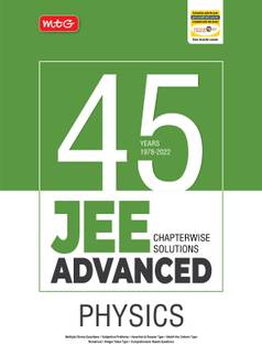 MTG 45 Years JEE Advanced Previous Years Solved Papers with Chapterwise Solutions-Physics (1978-2022), JEE Advanced PYQ For 2023 Exam