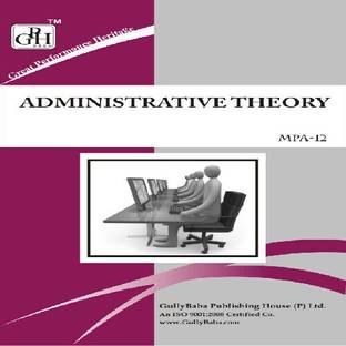 MPA012 Administrative Theory (IGNOU Help book for MPA-012 in English Medium) (English, Paperback, Expert Panel Of GPH)