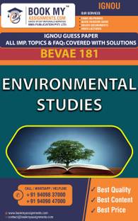 IGNOU BEVAE 181 Environmental Studies | Guess Paper | Important Question Answer | BBARIL  - Best IGNOU exam preparation book
