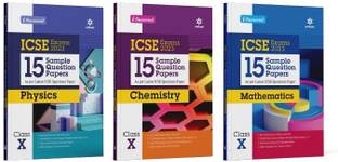 I-Succeed 15 Sample Question Papers ICSE Physics, Chemistry, Mathematics Class 10 2019-23 ( Set of 3 Books )