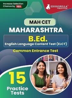 MAH B.Ed. English Language Content Test (ELCT)  - Common Entrance Test | 15 Full Practice Tests with Free Access To Online Tests