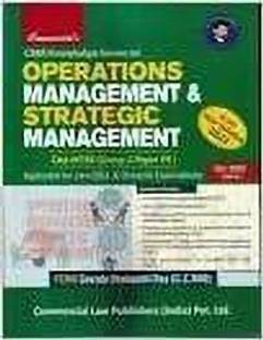 CMA Knowledge Series on Operations Management & Strategic Management
