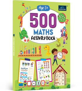 500 Maths Activity Book - Develop Math Skills , Number Sense , Basic Operations , and More