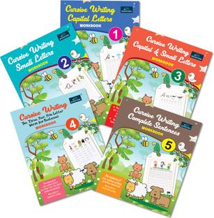 Book  - Cursive Writing Books for Kids (Set of 5) - Spark Creativity and Language Skills
