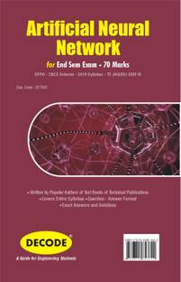 Artificial Neural Network for SPPU 20 Course (TE - SEM VI - AI&DS) - 317531 (Decode)