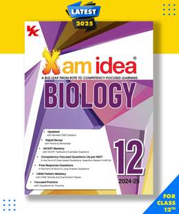 Xam idea Biology Class 12 Book| CBSE Board| Chapterwise Question Bank| Based on Revised CBSE Syllabus| NCERT Questions Included|Paperback, Editorial Board|New Latest Edition For 2025-2026