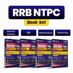 RRB NTPC Book Set: Reasoning, Quants, GS & GK in English | Set of 4 Books