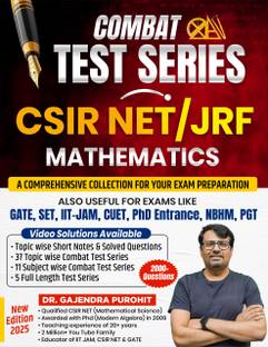 Combat Test Series CSIR-NET/JRF/Mathematics By Dr. Gajendra Purohit, GPS PUBLICATIONS
