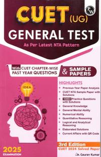 CUET (UG) General Test With Chapter-Wise Past Year Question and Sample Paper