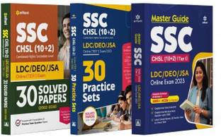 SSC CHSL (10+2) Combined Higher Secondary Level Tier 1 Solved Papers, Master Guide and Practice set 2023 ( Combo Set of 3 Books )