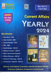 SPEEDY YEARLY CURRENT AFFAIRS MAY 2023 TO 1ST APRIL 2024 (ENGLISH VERSION)