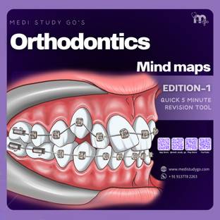 MEDI STUDY GO Orthodontics Mind maps (Quick 5 Min Revision Tool) for BDS