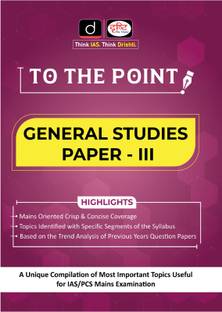 Drishti IAS TO THE POINT GENERAL STUDIES PAPER-III