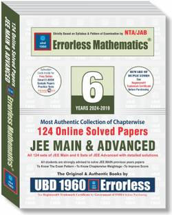 UBD1960 IIT-JEE Main & Advanced 6-Years (2024-2019) Mathematics Chapterwise online Solved Papers for IIT-JEE 2025