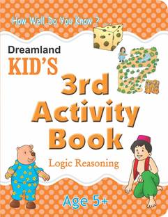 3rd Activity Book  - Kid's Activity Books | More than 50 educational activities with 64 Pages