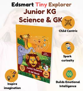 Junior KG Science and GK books for kids  - Junior KG Science Book ( With Stickers) for Kids 4 years | Concept, Projects and Activities