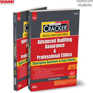 Taxmann's CRACKER for Advanced Auditing Assurance & Professional Ethics (Paper 3 | Audit) – Featuring—700+ Descriptive Questions | 300 MCQs | 50 Case Scenarios | CA Final | Nov. 2025 Exams