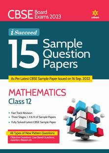 Cbse Board Exams 2023 I-Succeed 15 Sample Question Papers Mathematics Class 12th