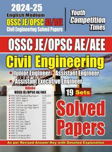 OSSC JE/OPSC AE/AEE Civil Engineering (English Medium) 19 Sets Solved Papers 2023-24