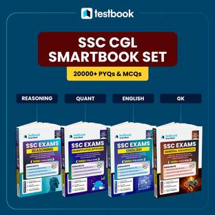 SSC CGL Book Set: Reasoning, Quantitative Aptitude, English & GK in English | Set of 4 Books  - 2025 Edition | Ideal for SSC CGL, CHSL, GD, CPO & Other Govt Exams
