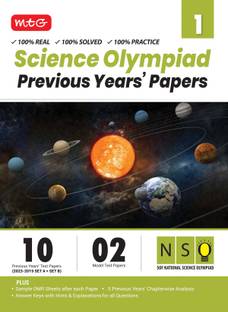 MTG NSO Class-1 Olympiad 10 Previous Years Papers (2023-2019 Set A & B) Science with Mock Test Papers - Sample OMR Sheet with Chapterwise Analysis | SOF Olympiad Books For 2024-25 Exam