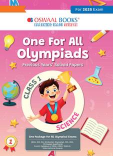 One for All Olympiads Previous Years' Solved Paper Class 1 Science For 2025 Exam
