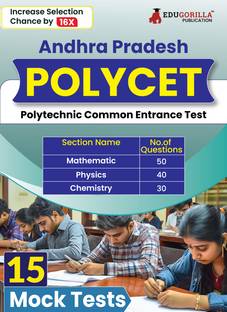 AP Polycet | Andhra Pradesh Polytechnic Common Entrance Test  - 2024 | 15 Full Mock Tests ( 1800 Solved MCQs) with Free Access to Online Test Series