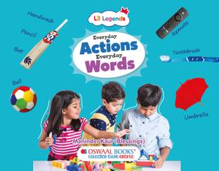 Oswaal Lil Legends Everyday Actions Everyday Words Book for Kids | Special Educator-Designed Communication Book | Ideal for Children Who Need Extra Support | Boost Routine Awareness, Vocabulary & Speech |