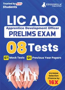 LIC ADO Apprentice Development Officer Prelims Exam  - (English Edition) - 7 Full Length Mock Tests and 1 Previous Year Paper with Free Access to Online Tests