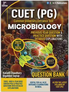 CUET PG Microbiology Book  - 2026 | Previous Year Solved Papers (2022-2024) with 3000+ Practice Questions | Topic-wise PYQ with Explanations | Best Book for NTA CUET PG & MSc Microbiology Entrance | IFAS Publications
