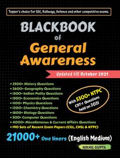 Blackbook of General Awareness October 2021