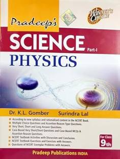 Pradeep's Science Part - I Physics for Class 9 - Examination 2025-26