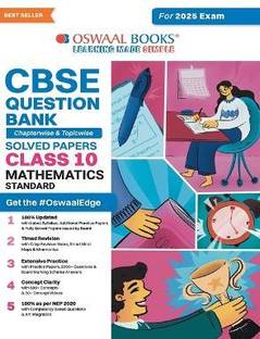 Oswaal CBSE Question Bank Class 10 Mathematics (Standard), Chapterwise and Topicwise Solved Papers For Board Exams 2025