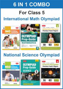 MTG Class-5 (Mathematics & Science) IMO-NSO Olympiad Workbook, Prep-Guide & Previous Years Papers (PYQs) with Mock Test Paper - SOF Olympiad Books For 2024-25 Exam (Set of 6 Books)