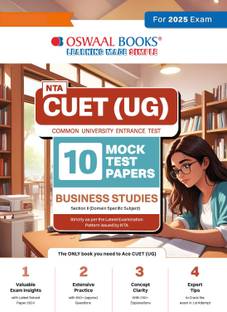 Oswaal NTA CUET (UG) 10 Mock Test Papers Business Studies (For 2025 Exam)