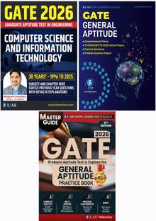 GATE 2026 Computer Science  - GATE General Aptitude (Theory & Pratice)[Set of 3 Books] Topic Wise PYQ with Detailed Explanations (2000–2025) | 500+ Solved Questions & 30 Mock Tests | Detailed Theory, Chapter-wise PYQ & Practice Question Bank | Best PYQ Book for GATE 2026 Computer Science | IFAS Publications