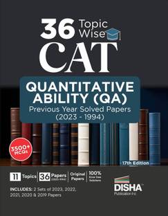 30 Topic-Wise Cat Quantitative Ability (Qa) Previous Year Solved Papers (2023 - 1994)| Previous Year Questions Pyqs