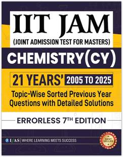IIT JAM Chemistry Books  - 2026 | Best Seller Chemistry PYQ Book for IIT JAM Chemistry, CUET PG Chemistry & MSc Chemistry Entrance Examinations in India | 21 Years’ (2005–2025) Topic-Wise Previous Year Solved Papers with Detailed Explanations | IFAS Publications