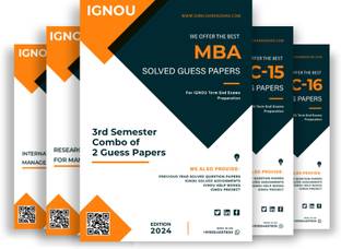 MBA 1st Year IGNOU Guess Paper Combo (Set of 14 Subjects including MMPC-001 to MMPC-014) covering 30 Most Important Questions for each subject | Guess Paper Specially for IGNOU TEE of June & December 2025 sessions.  - Get the PDF of this book at Rs. 49, WhatsApp us at +919354637830, or visit our website shrichakradhar.com